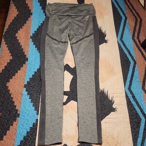 Gymshark Heather Gray Dry Fit Performance Leggings Medium